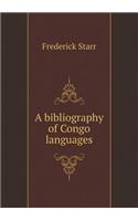 A Bibliography of Congo Languages