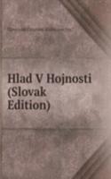 Hlad V Hojnosti (Slovak Edition)