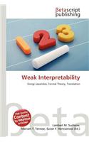 Weak Interpretability