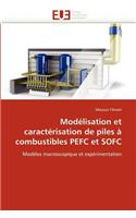 Mod�lisation Et Caract�risation de Piles � Combustibles Pefc Et Sofc: (Omn.Univ.Europ.)