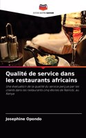 Qualité de service dans les restaurants africains