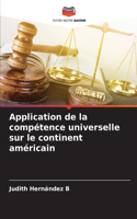 Application de la compétence universelle sur le continent américain