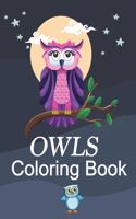 Owls Super Cute Coloring: A Million Owls: Fine Feathered Friends to Color 60 pages