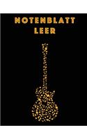 Notenblatt Leer