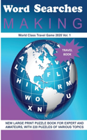 Word Searches Making Travel Book