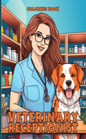 Veterinary Receptionist Coloring Book