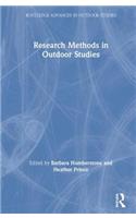 Research Methods in Outdoor Studies