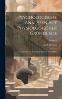 Psychologische Analysen Auf Physiologischer Grundlage