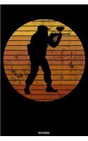 Notebook: Retro Vintage Paintball Training Journal Paintball Game composition book Birthday Gift