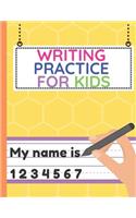 Writing Practice For Kids