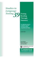 Testing Reading through Summary