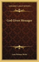 God Given Messages