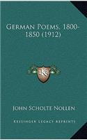 German Poems, 1800-1850 (1912)