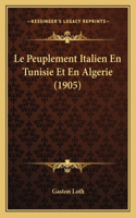 Peuplement Italien En Tunisie Et En Algerie (1905)