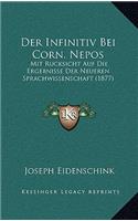 Der Infinitiv Bei Corn. Nepos