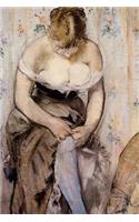 "Woman Fastening Her Garter" by Edouard Manet - 1878: Journal (Blank / Lined)