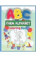 ABC Farm Alphabet Coloring Book