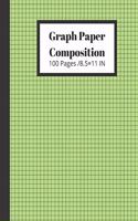 Graph Paper Composition 100 Pages /8.5×11 IN: Quad Ruled 5 x 5, Grid Paper Notebooks for Students (Cool Notebooks)