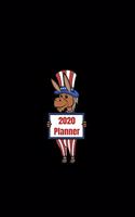 2020 Planner: Weekly Planner January 2020 - December 2020 Calendar Agenda Daily Schedule - USA Democratic Party Donkey Democrat Election Campaign