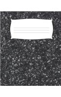 Black Marble Composition Notebook