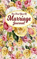 Our First Year Of Marriage Journal