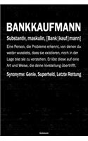 Bankkaufmann Notizbuch