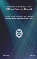 Technical Security Evaluation of Dhs Activities at Hartsfield͈jackson Atlanta International Airport