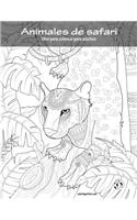 Animales de safari libro para colorear para adultos 1: (1 Animales de Safari)
