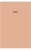 Goals Journal: Goals Journal for Women: Goals Journal Men: Goals Journal Planner