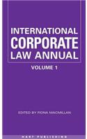International Corporate Law - Volume 1