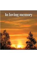 Memorial Guest Book (Hardback cover)