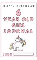 6 Year Old Girl Journal