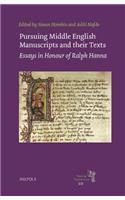 Pursuing Middle English Manuscripts and their Texts