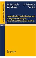 Iterated Inductive Definitions and Subsystems of Analysis: Recent Proof-Theoretical Studies