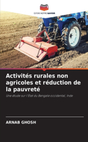 Activités rurales non agricoles et réduction de la pauvreté