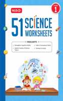 MTG 51 Science Worksheets Class 1 ï¿½ Science Workbook to Help in Conceptual Clarity | Strengthen Cognitive Ability | Develop Curiosity (Based on CBSE/NCERT) [Paperback] MTG Editorial Board