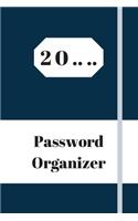Password Organizer with tabs, logbook