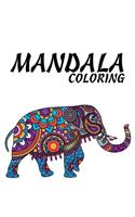 Mandala Coloring: Large 100 Inspirational Designs to Coloring for Adult with Pencils Featuring Beautiful Mandalas