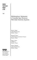 Multidisciplinary optimization of controlled space structures with global sensitivity equations