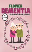 Dementia Flower Coloring Book For Seniors