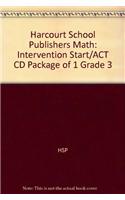 Harcourt School Publishers Math: Intervention Start/ACT CD Package of 1 Grade 3