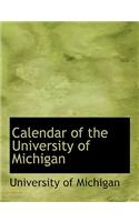 Calendar of the University of Michigan
