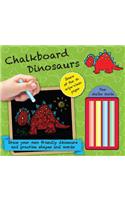 Chalkboard Dinosaurs: Hours of Fun on Wipe-Clean Pages--Four Chalks Inside!