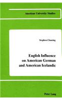 English Influence on American German and American Icelandic