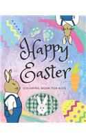 Happy Easter Coloring Book for Kids