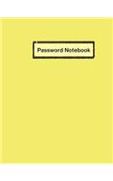 Password Notebook: Large Logbook To Protect Your Passwords, Internet Password Organizer, Protect Notebook, Password Book, Stores 1000 Passwords !