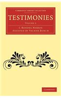 Testimonies: Volume 2: Volume 2(Cambridge Library Collection - Biblical Studies)