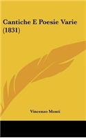 Cantiche E Poesie Varie (1831)