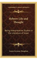 Hebrew Life and Thought