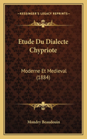 Etude Du Dialecte Chypriote